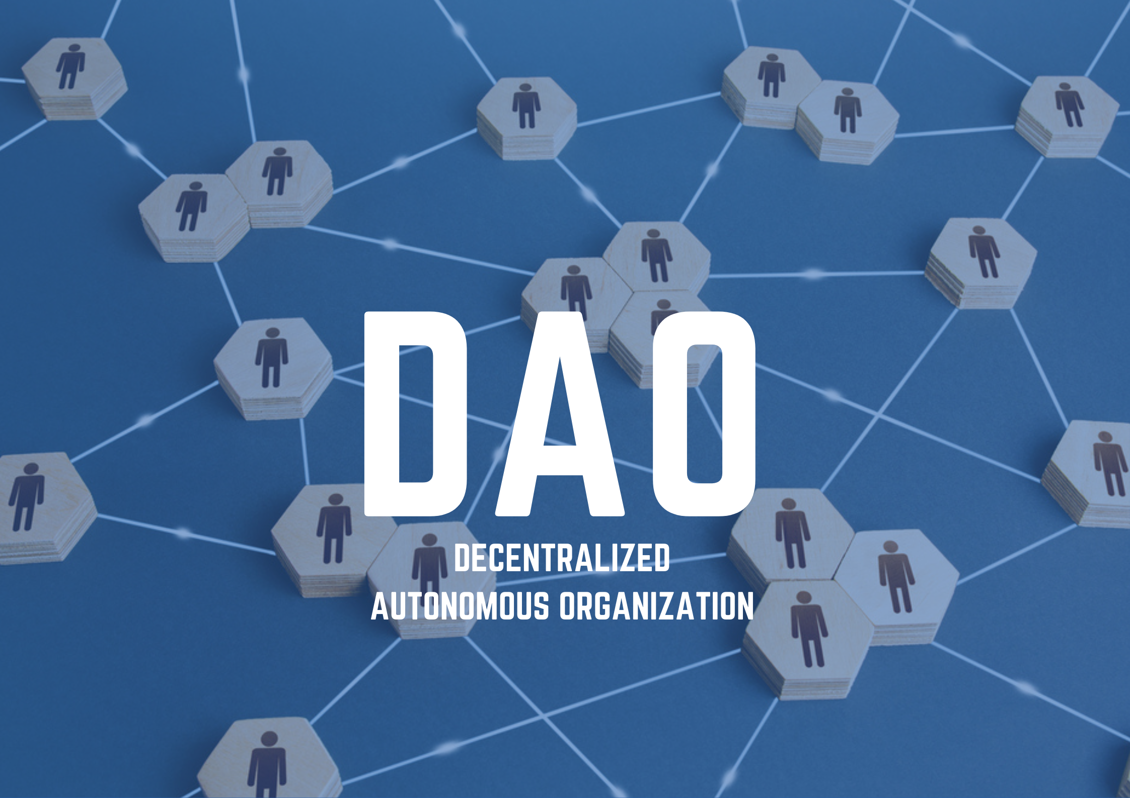 DAO representation with people spread across multiple places.